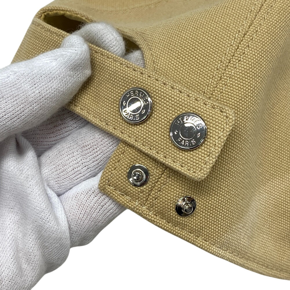 HERMES cap cotton beige Serena Seashell unisex(Unisex) 58 Used