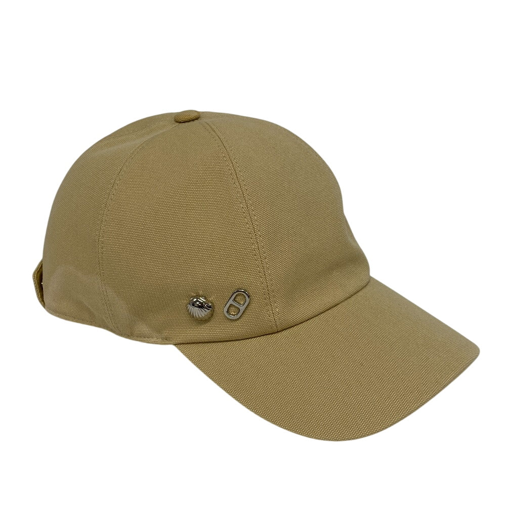 HERMES cap cotton beige Serena Seashell unisex(Unisex) 58 Used