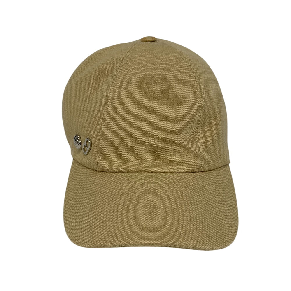HERMES cap cotton beige Serena Seashell unisex(Unisex) 58 Used