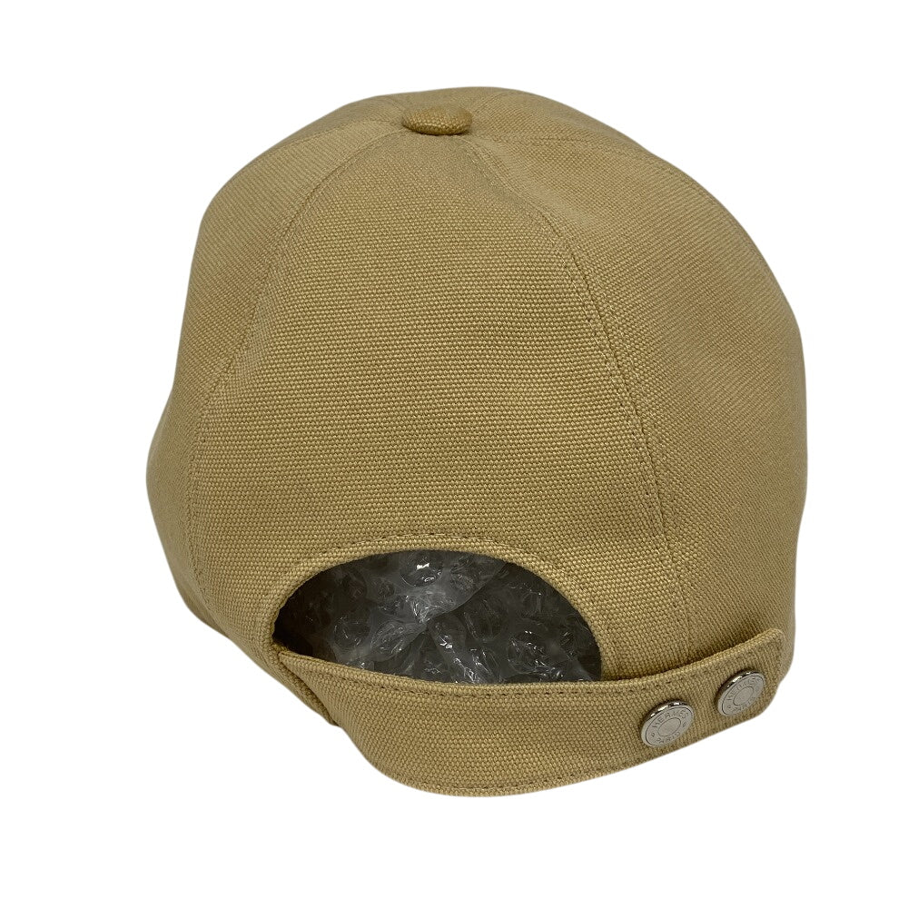 HERMES cap cotton beige Serena Seashell unisex(Unisex) 58 Used