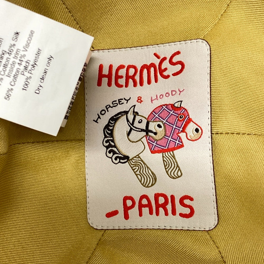 HERMES cap cotton beige Serena Seashell unisex(Unisex) 58 Used