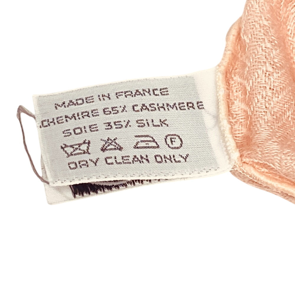 HERMES Stall Cashmere, Silk pink Bookplate New Libris Women Used