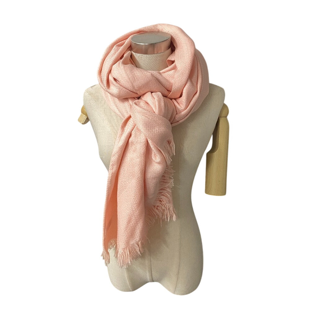 HERMES Stall Cashmere, Silk pink Bookplate New Libris Women Used