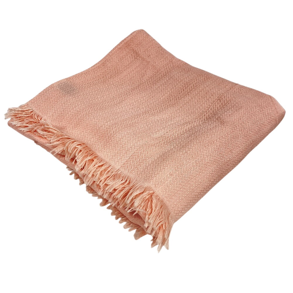 HERMES Stall Cashmere, Silk pink Bookplate New Libris Women Used