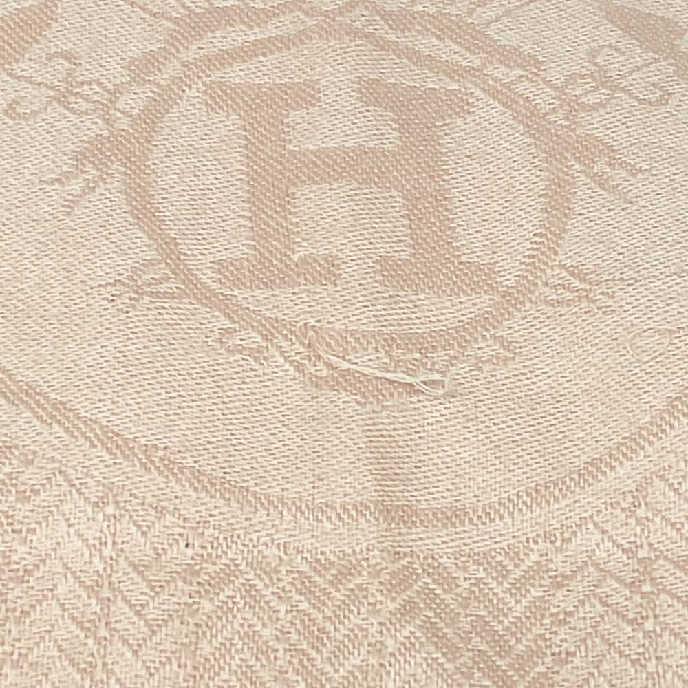 HERMES Stall Cashmere, Silk pink Bookplate New Libris Women Used