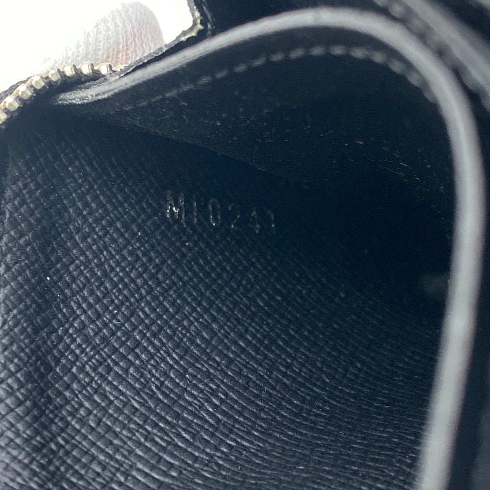 LOUIS VUITTON Coin case M30511 Noir Taiga Zip around purse mens Used