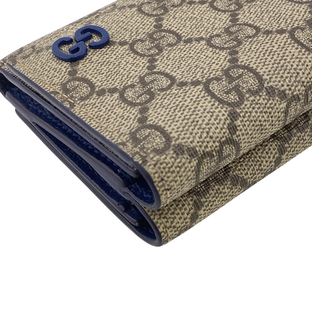 GUCCI Tri-fold wallet 769225 PVC, Leather beige GG Supreme GG Details(Unisex) Used