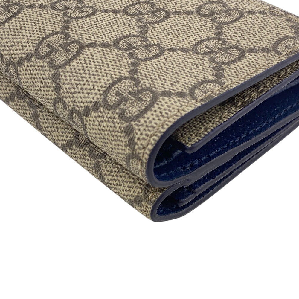 GUCCI Tri-fold wallet 769225 PVC, Leather beige GG Supreme GG Details(Unisex) Used