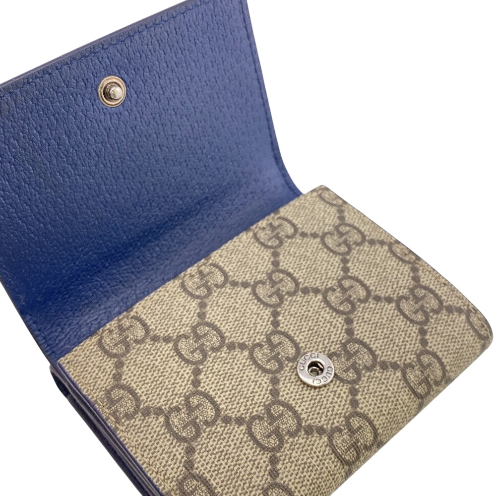 GUCCI Tri-fold wallet 769225 PVC, Leather beige GG Supreme GG Details(Unisex) Used