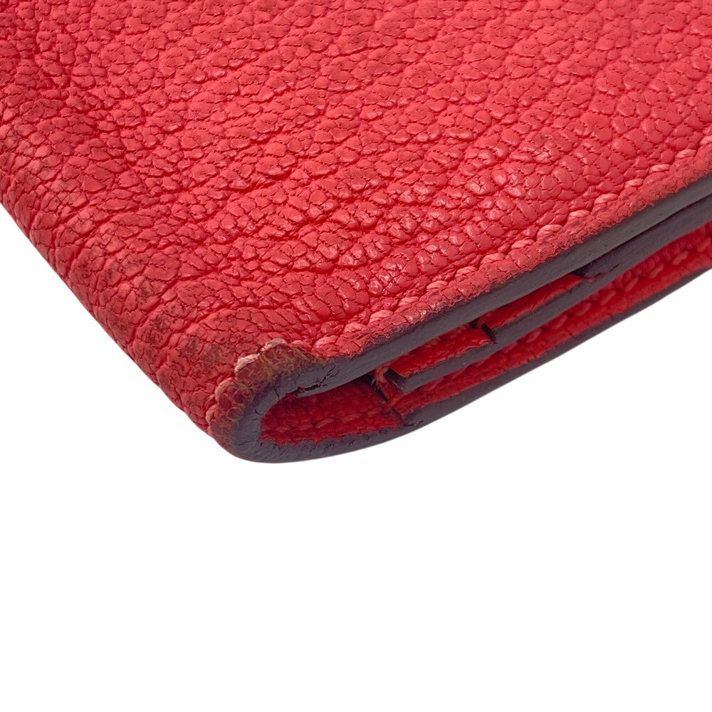 HERMES Long Wallet Purse Chevre Misol pink Beansufla Women Used