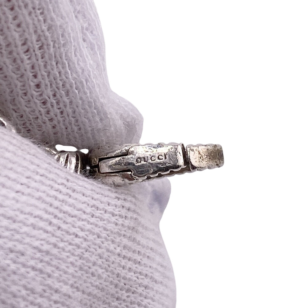 GUCCI bracelet Silver925 Silver Arabesque Interlocking G mens Used