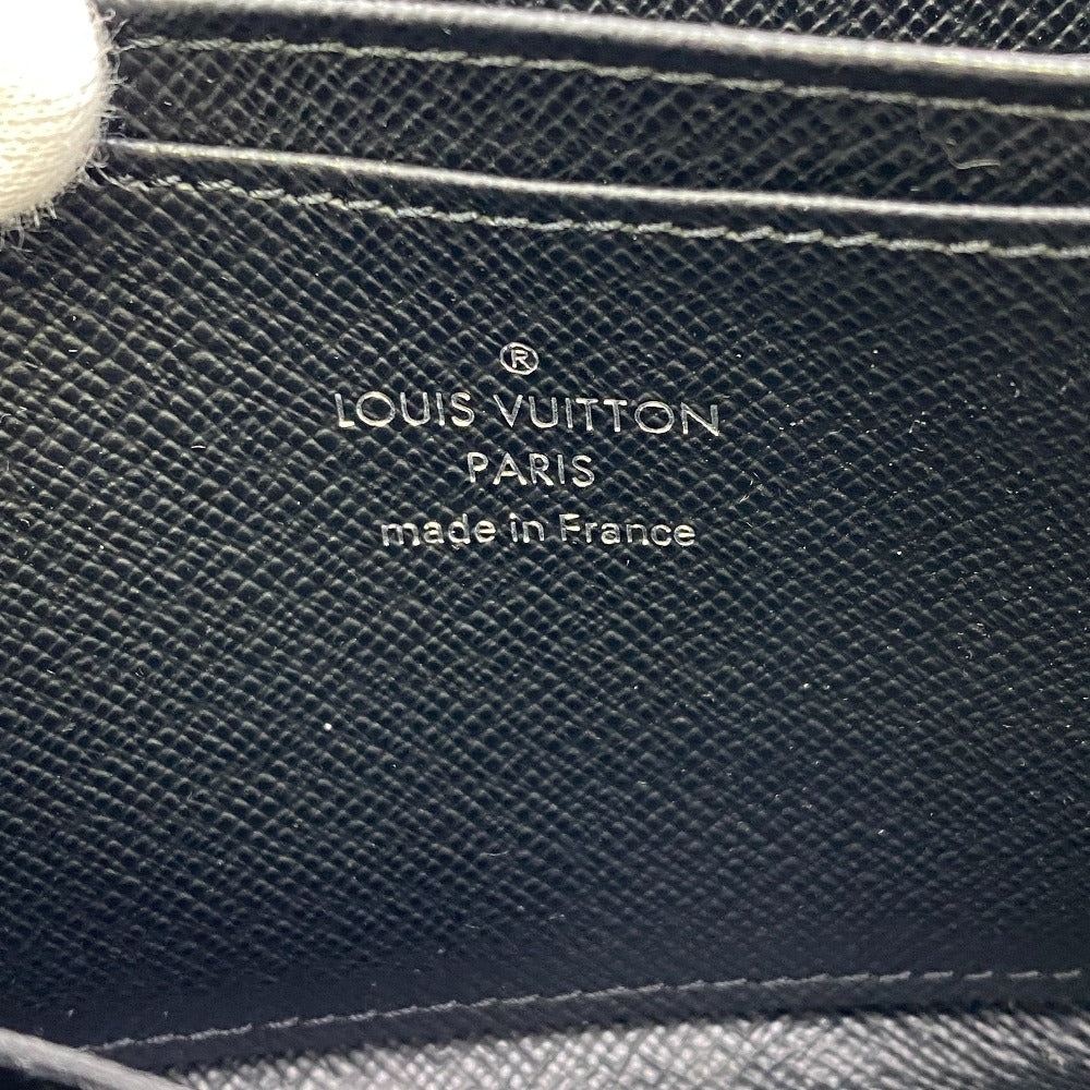 LOUIS VUITTON Coin case M60152 leather black 1 Epi Zip around purse mens(Unisex) Used