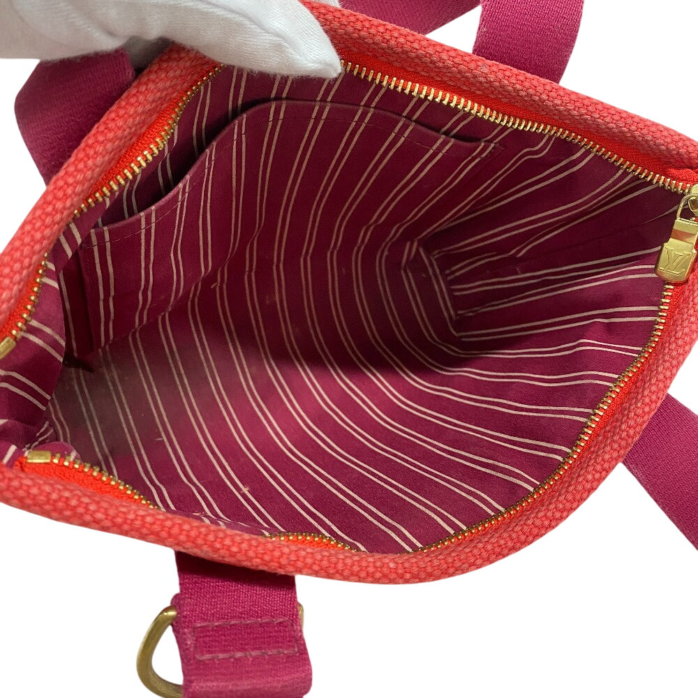 LOUIS VUITTON Handbag M40037 canvas Red With logo Antigua Kava PM Women Used