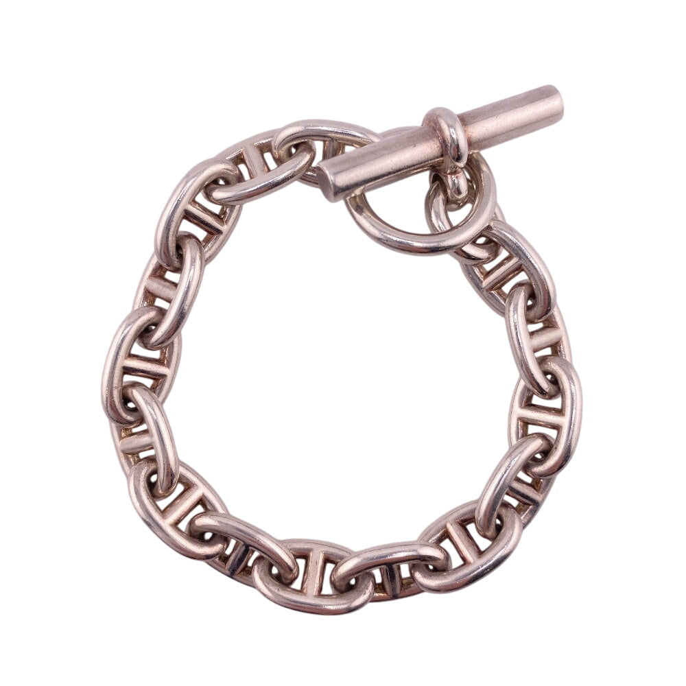 HERMES bracelet Silver925 Silver 15 frames Chene DunkleMM(Unisex) Used