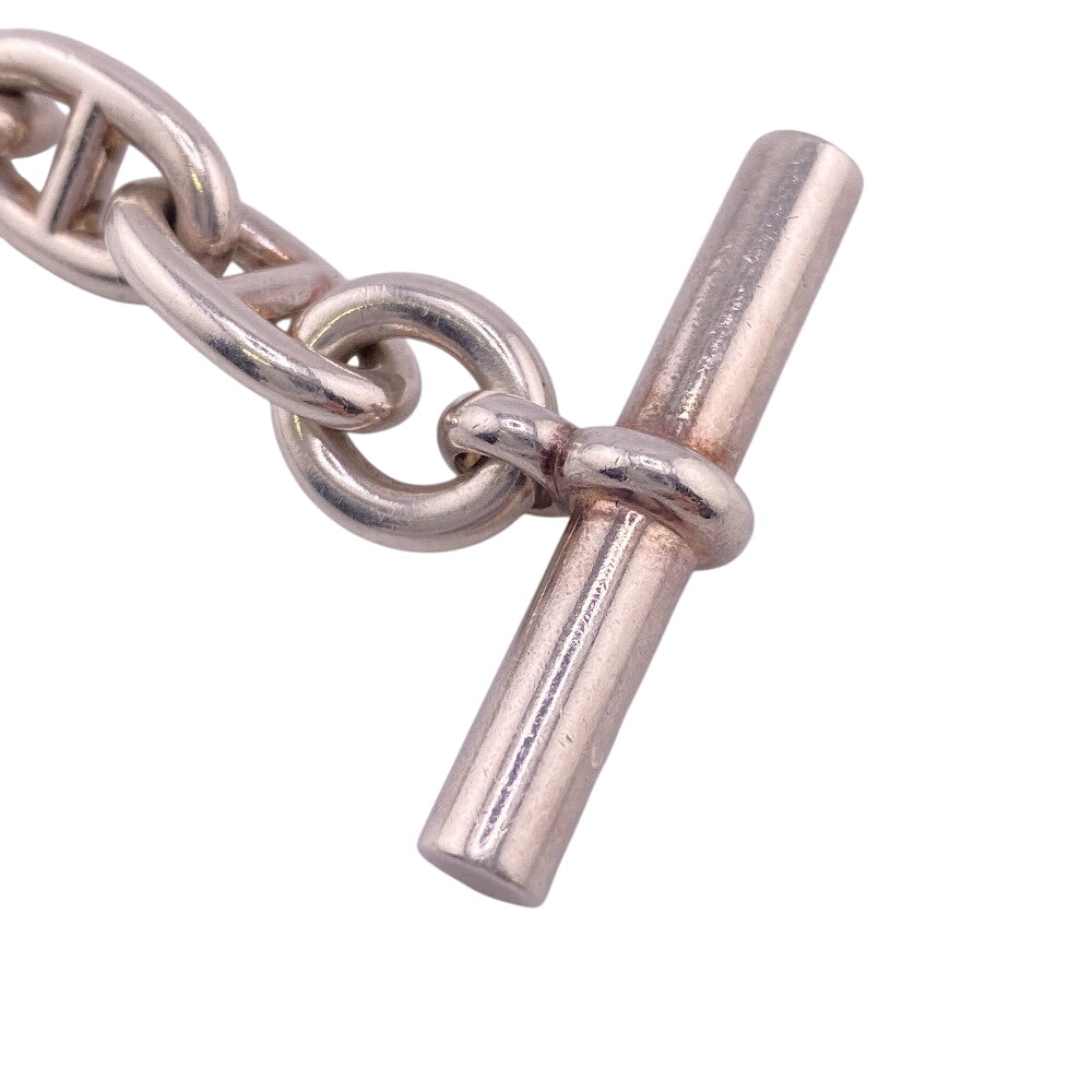 HERMES bracelet Silver925 Silver 15 frames Chene DunkleMM(Unisex) Used