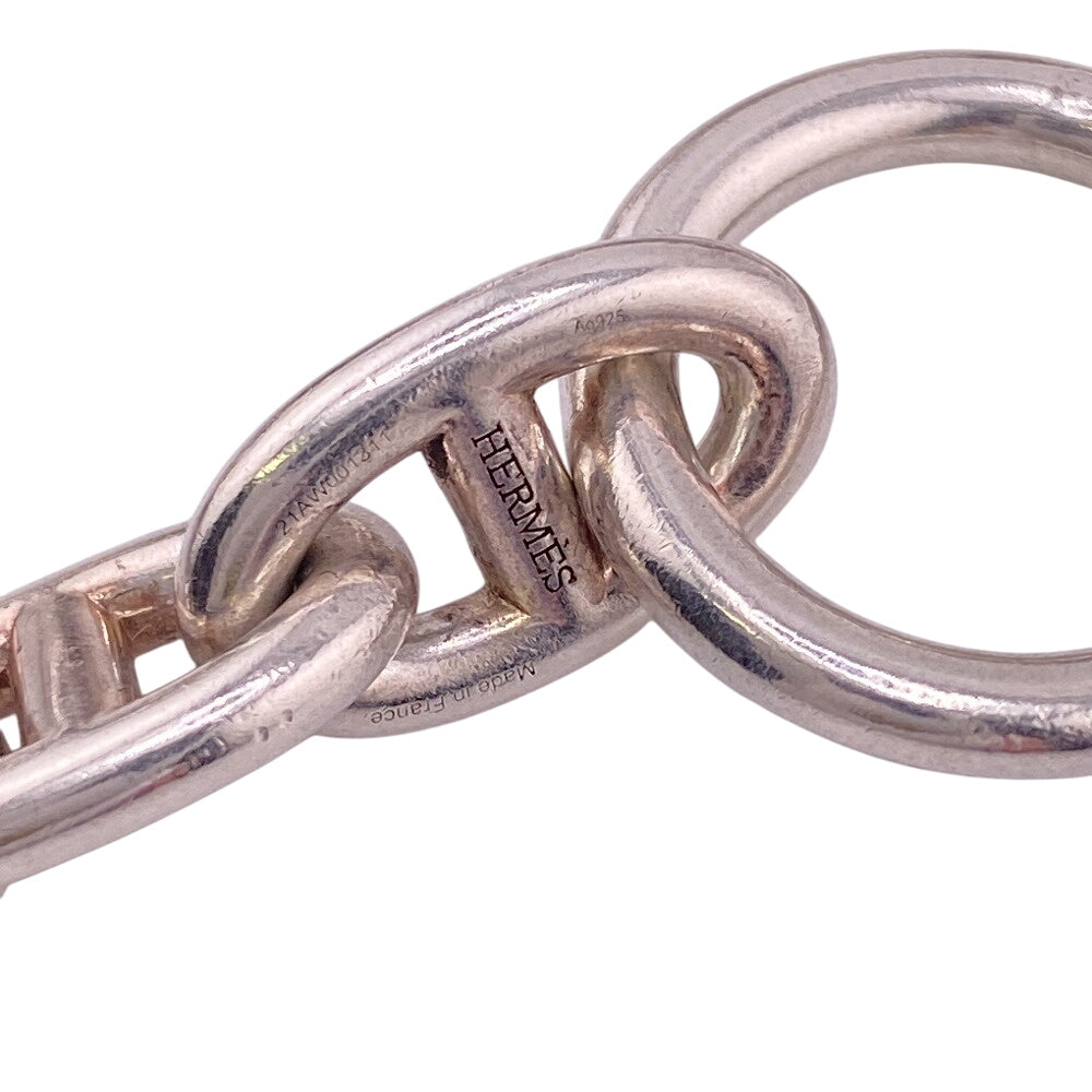 HERMES bracelet Silver925 Silver 15 frames Chene DunkleMM(Unisex) Used