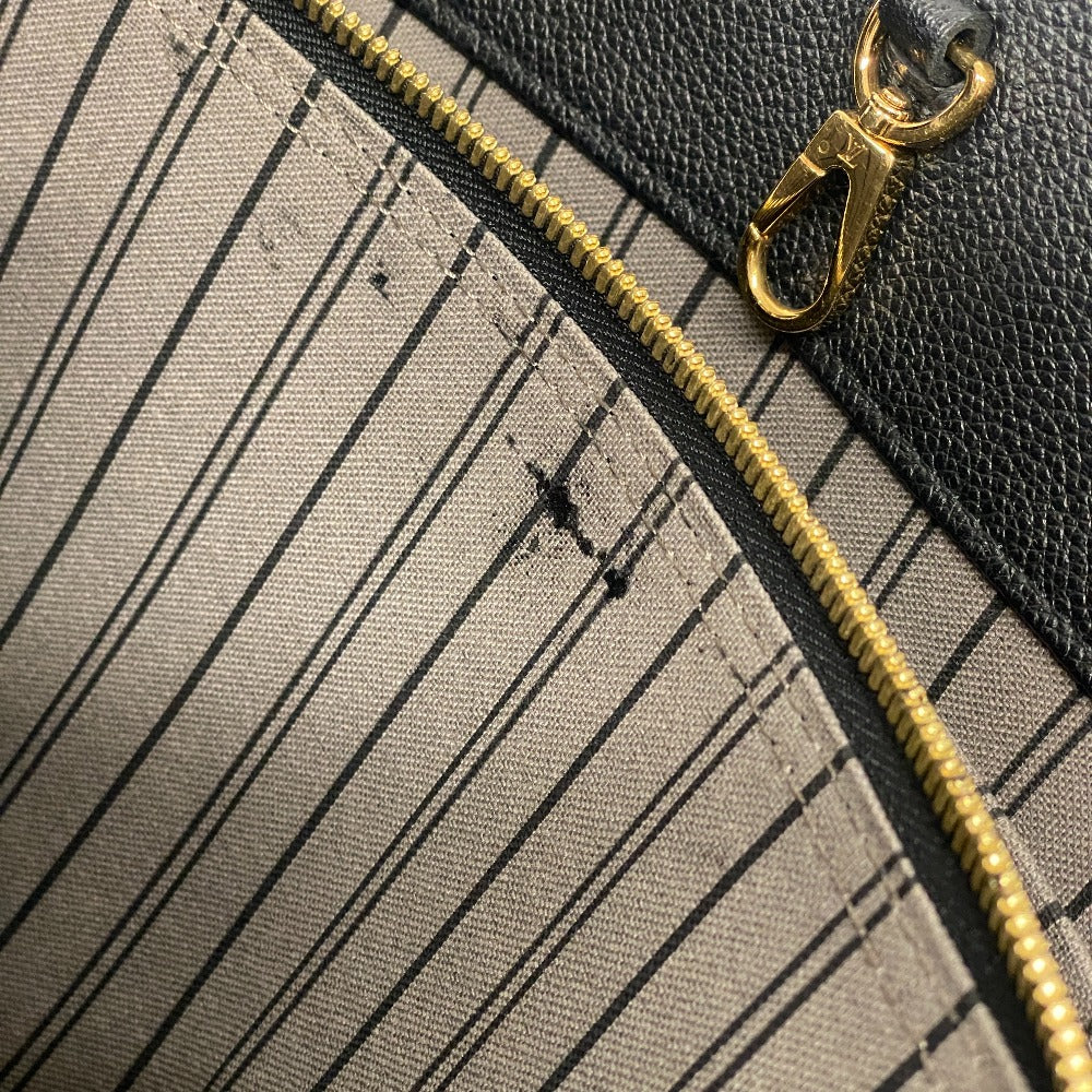 LOUIS VUITTON Handbag M41069 leather black Monogram Ann Platt Montaigne GM Women(Unisex) Used
