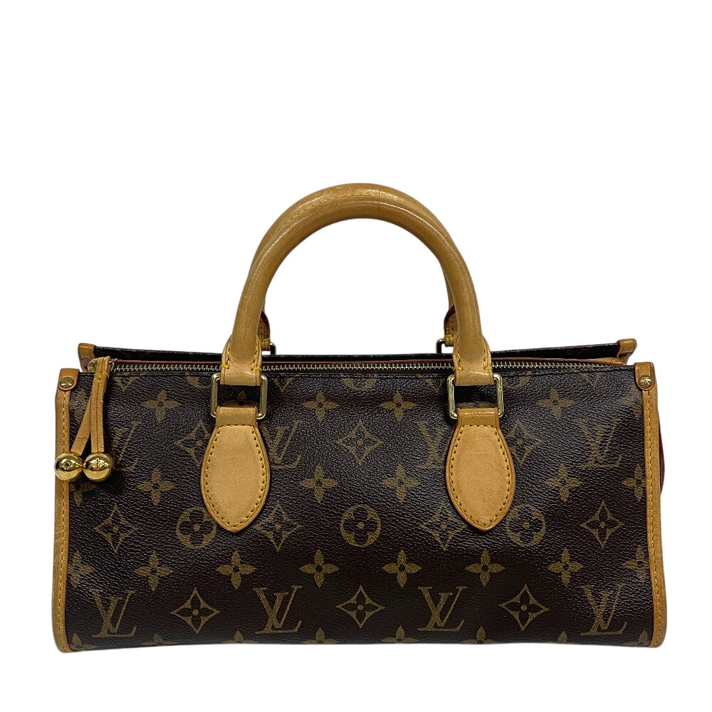 LOUIS VUITTON Handbag M40009 leather Brown Monogram Popan cool Women Used