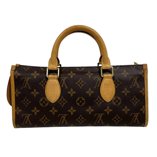 LOUIS VUITTON Handbag M40009 leather Brown Monogram Popan cool Women Used