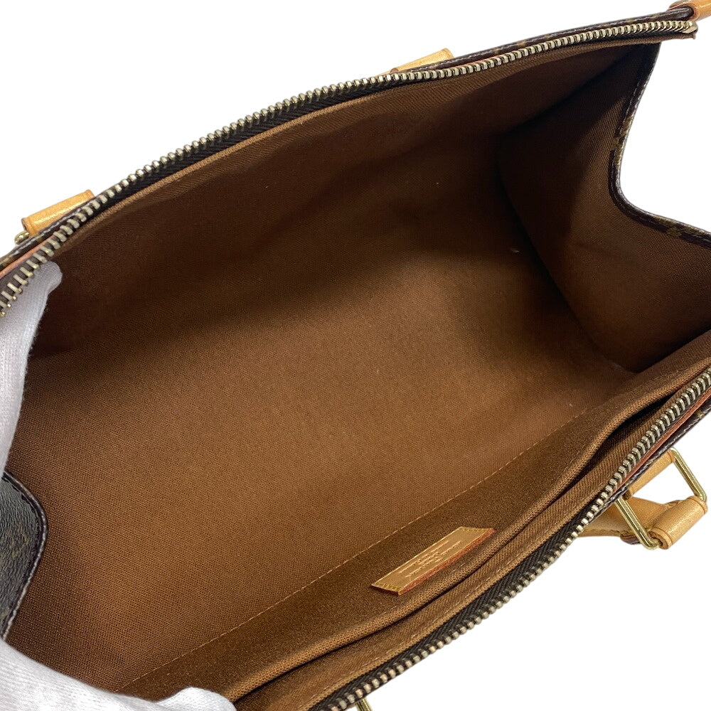 LOUIS VUITTON Handbag M40009 leather Brown Monogram Popan cool Women Used