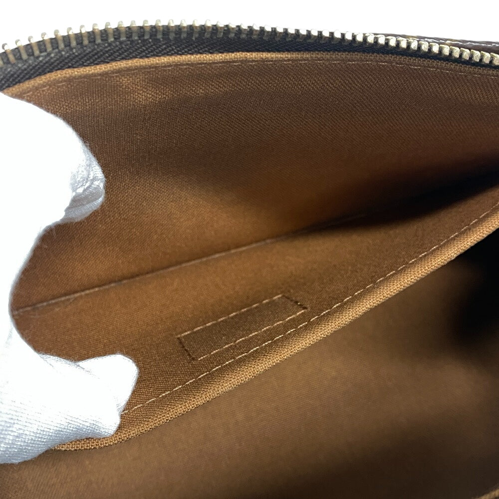 LOUIS VUITTON Handbag M40009 leather Brown Monogram Popan cool Women Used