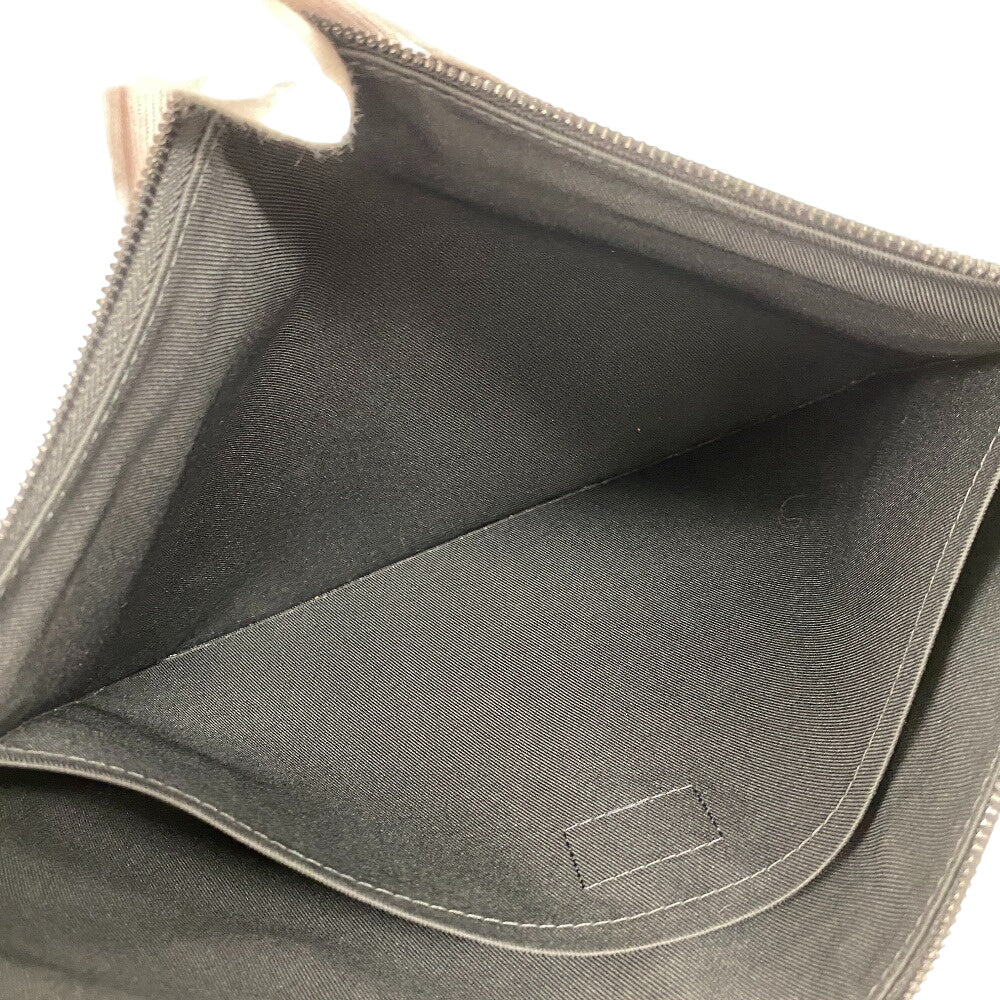 LOUIS VUITTON Clutch bag M62903 leather black Pochette Monogram shadow Discovery mens Used