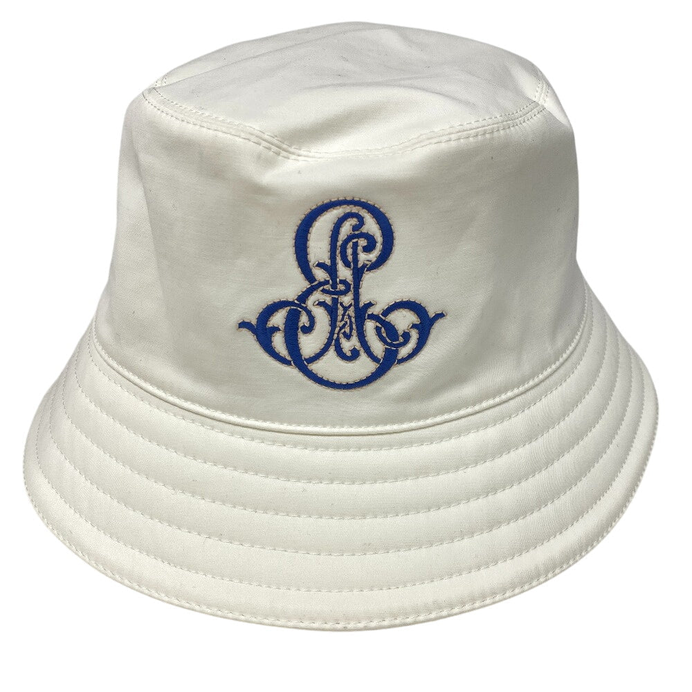 HERMES hat Cotton, Polyurethane white Harper Emile 59