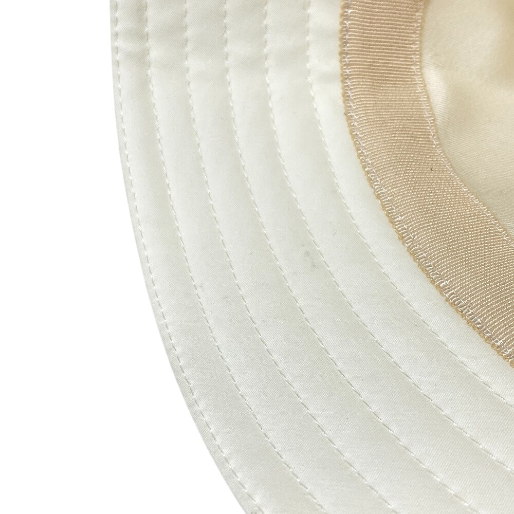 HERMES hat Cotton, Polyurethane white Harper Emile 59