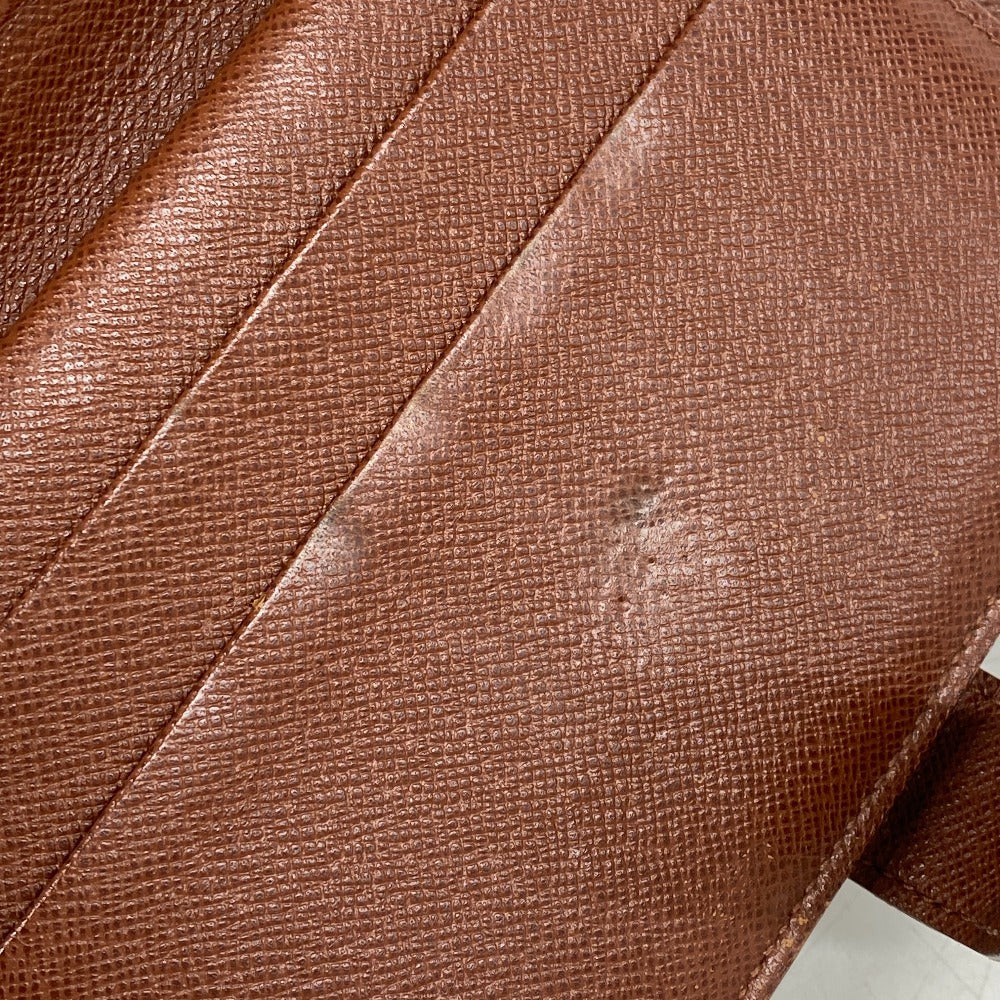 LOUIS VUITTON Bifold Wallet M61207 leather Brown Compact wallet Monogram Porto Papie Zip Women(Unisex) Used