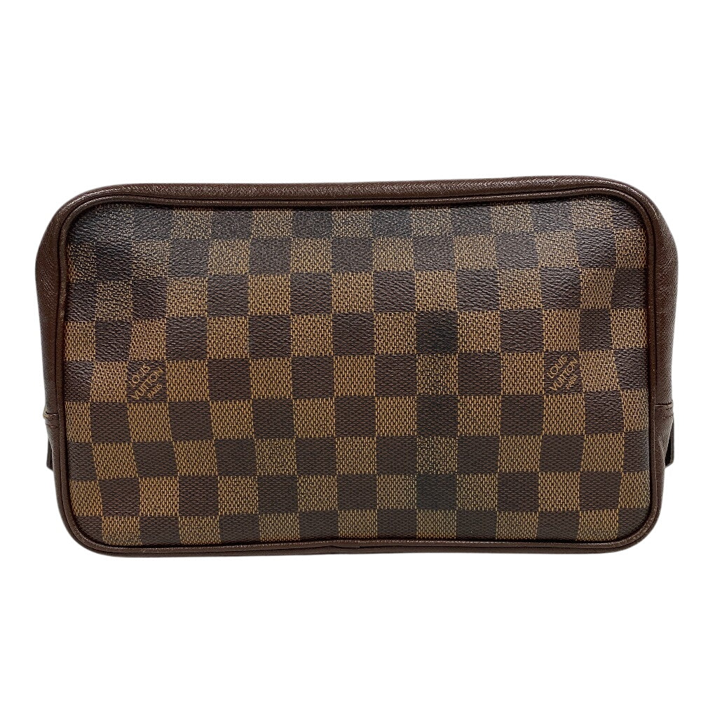 LOUIS VUITTON Clutch bag N47623 leather Brown Damier Truest wallet 25(Unisex) Used