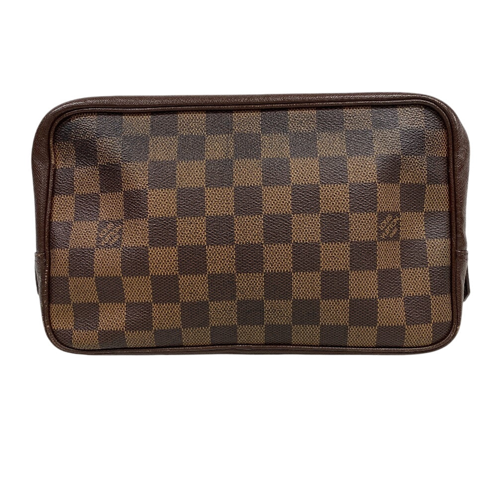 LOUIS VUITTON Clutch bag N47623 leather Brown Damier Truest wallet 25(Unisex) Used
