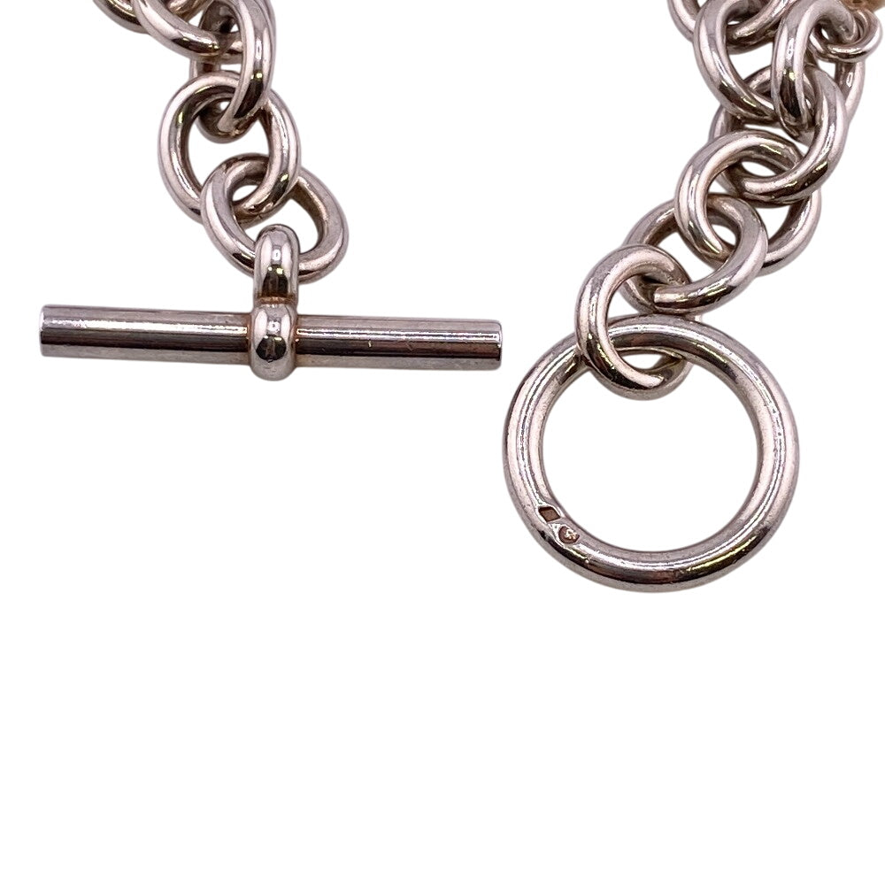HERMES bracelet Silver925 Silver Serie Cadena Medor Chene Dunkle Horsebit Etrier Crudo Amulet 7
