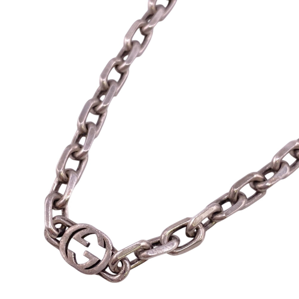 GUCCI Necklace Silver925 Silver Interlocking G