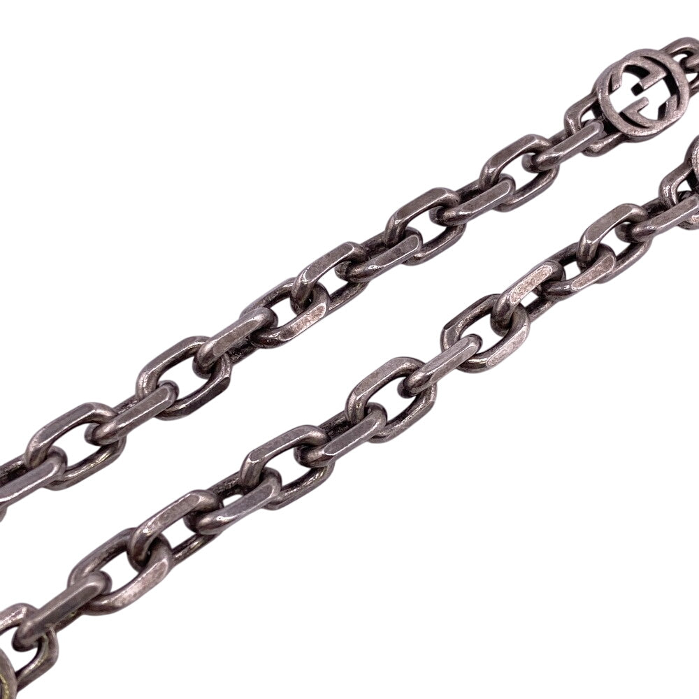 GUCCI Necklace Silver925 Silver Interlocking G