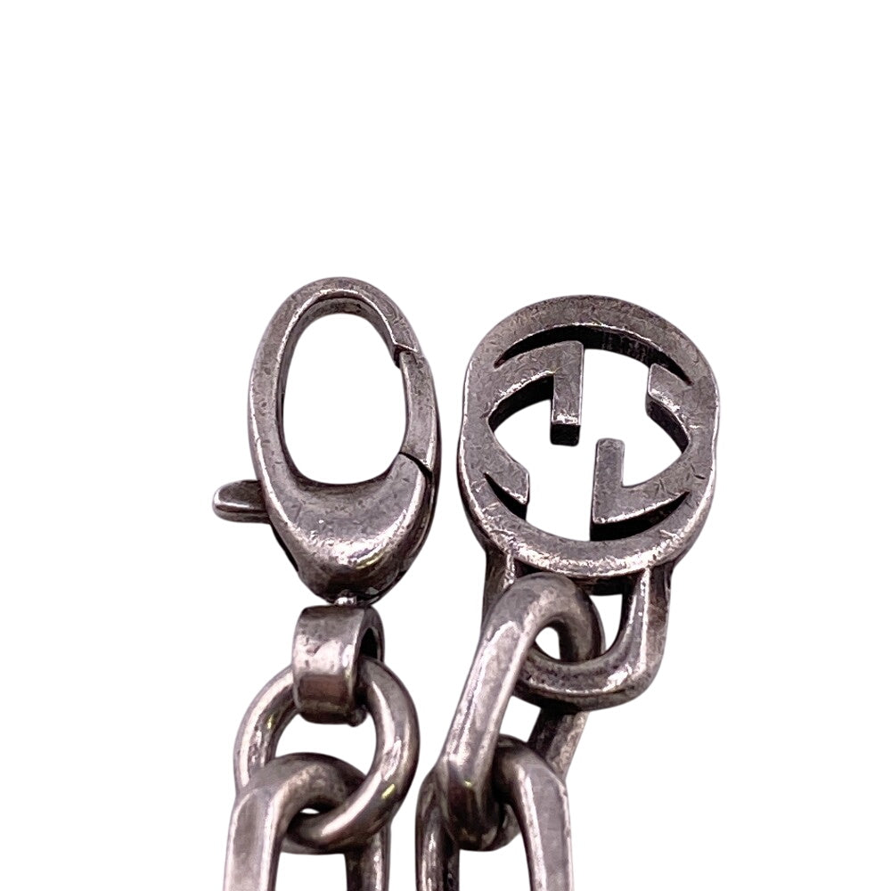 GUCCI Necklace Silver925 Silver Interlocking G