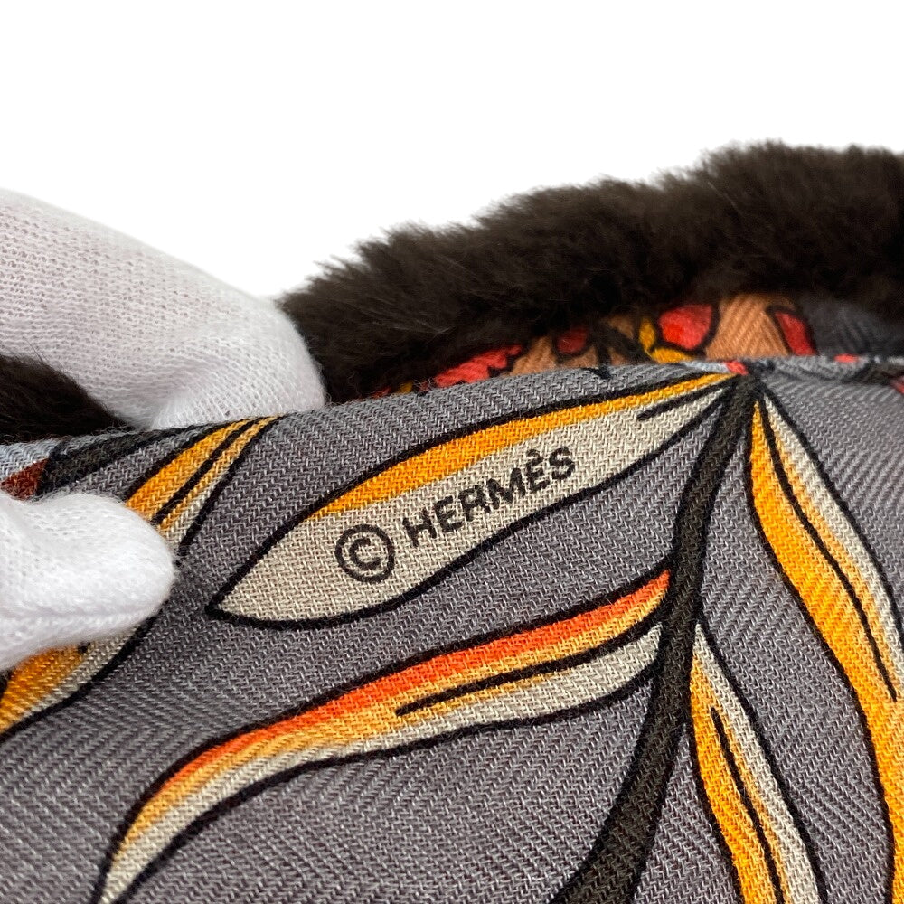 HERMES Other accessories Cashmere, Silk multicolor fur Petit Ash