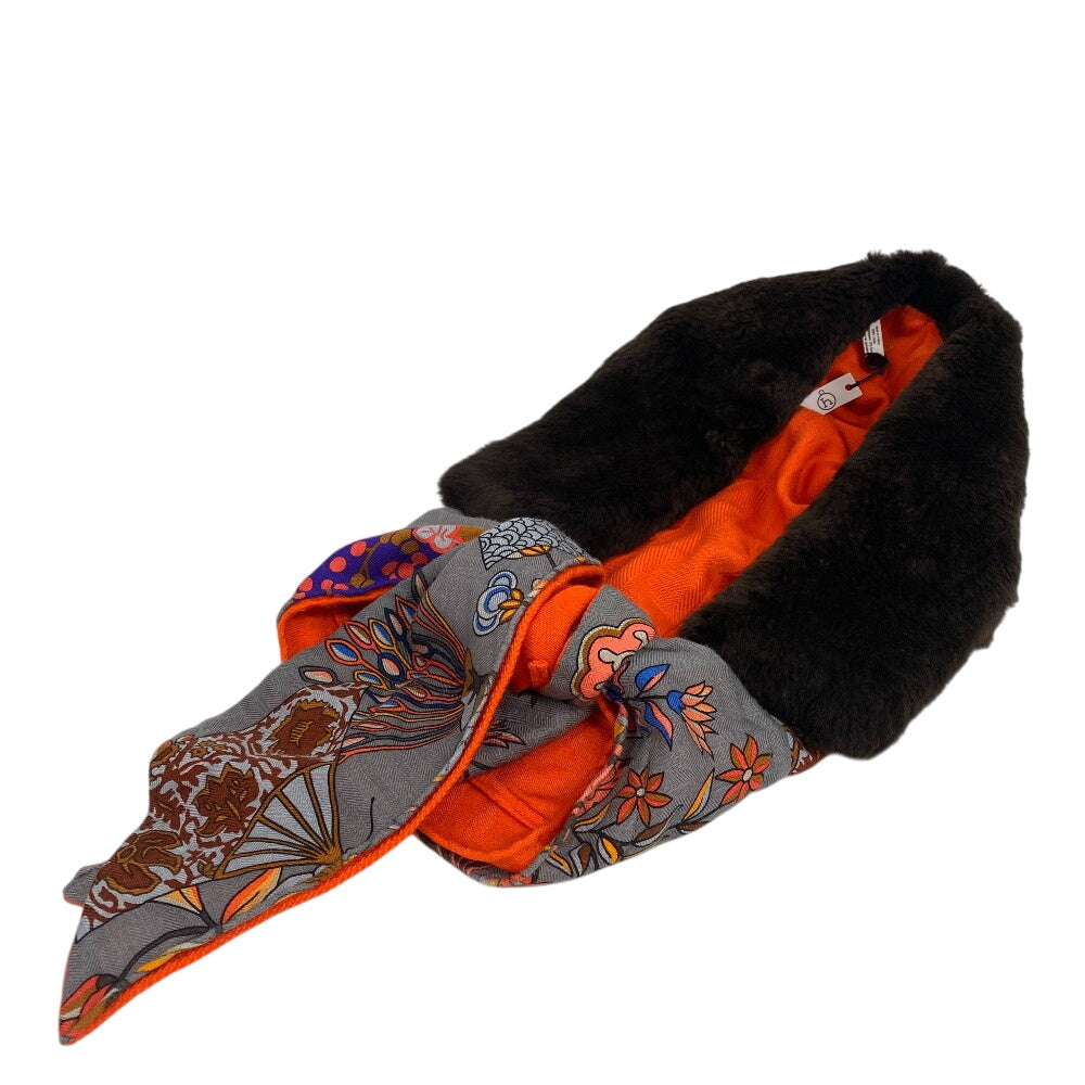 HERMES Other accessories Cashmere, Silk multicolor fur Petit Ash