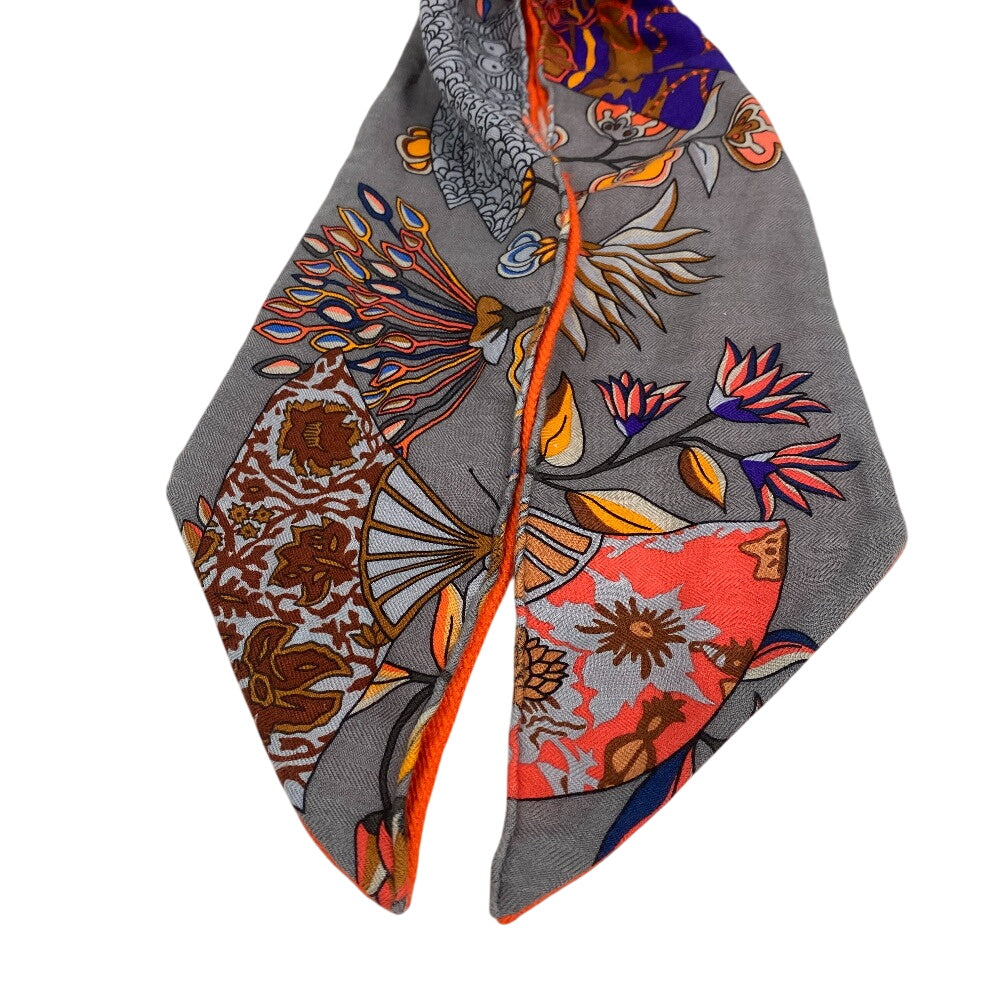 HERMES Other accessories Cashmere, Silk multicolor fur Petit Ash