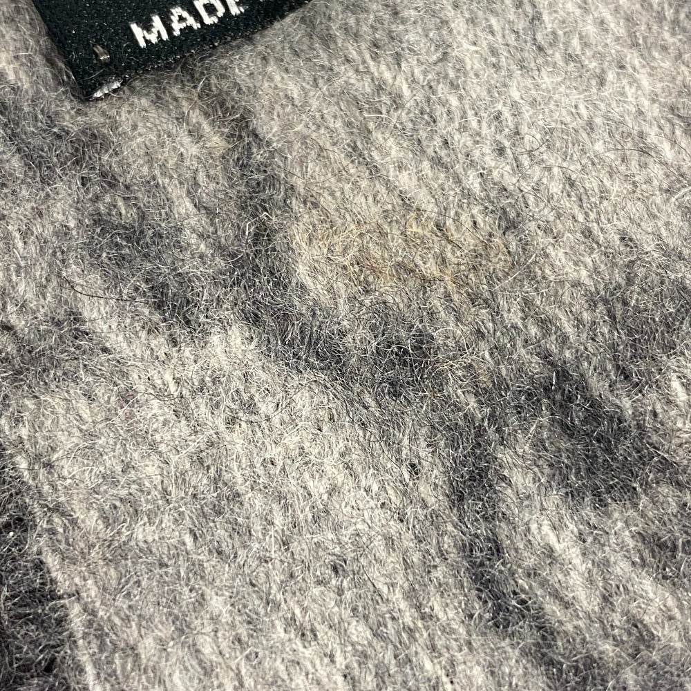 GUCCI Scarf cashmere gray GG pattern