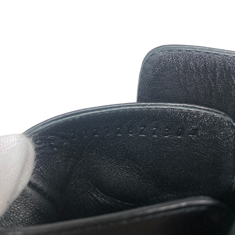 HERMES boots leather black frenchie Women 35 1/2 Used