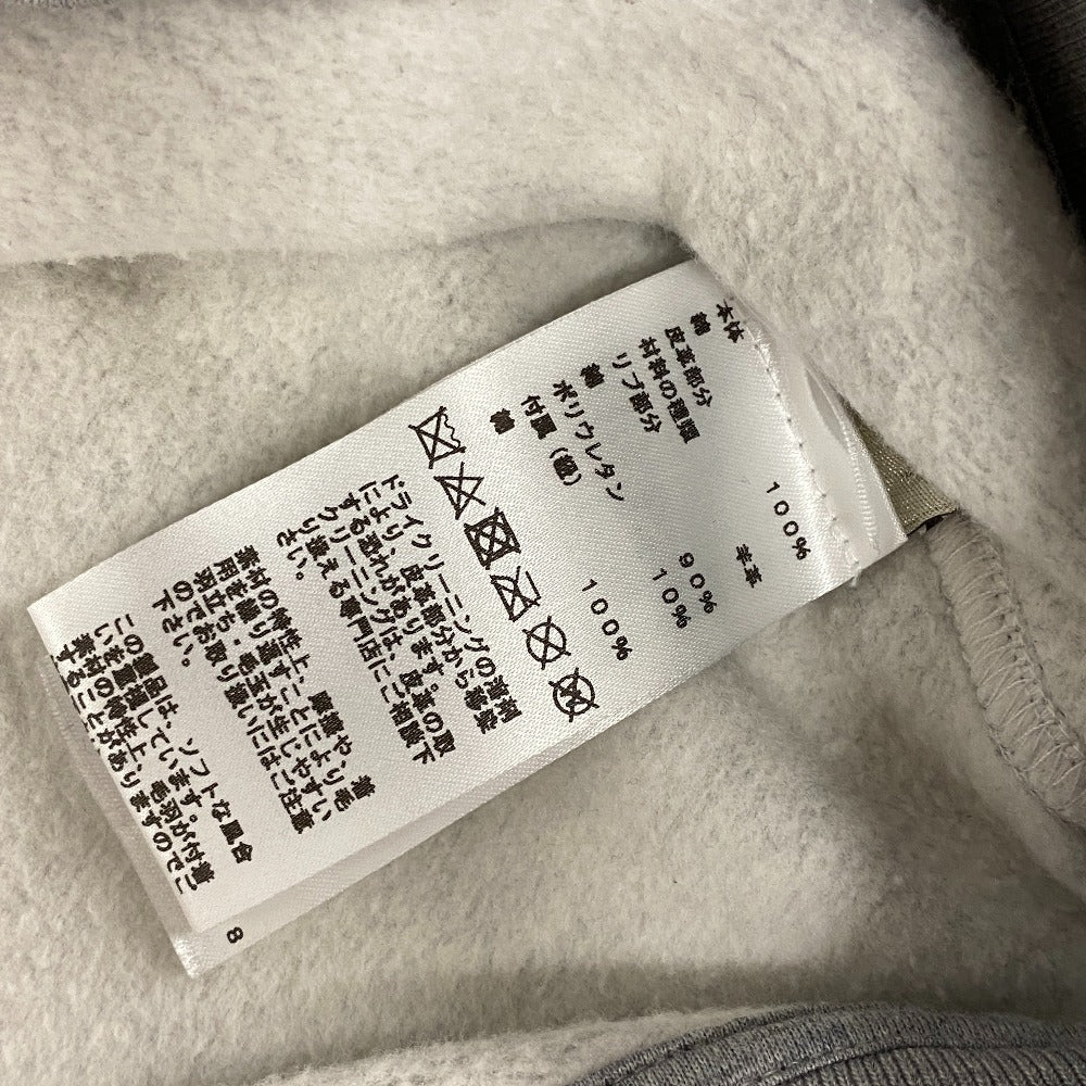 HERMES Hoodie cotton gray Super H L