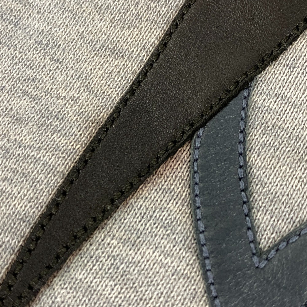 HERMES Hoodie cotton gray Super H L
