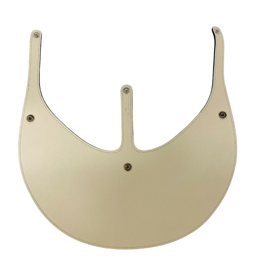 HERMES Sun visor leather blue