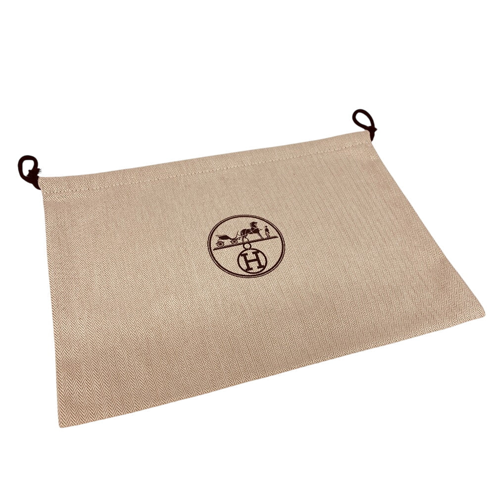 HERMES Sun visor leather blue