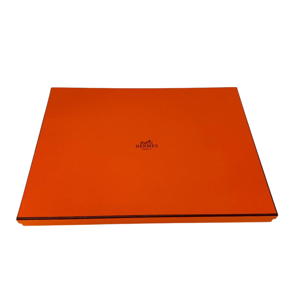 HERMES Sun visor leather blue