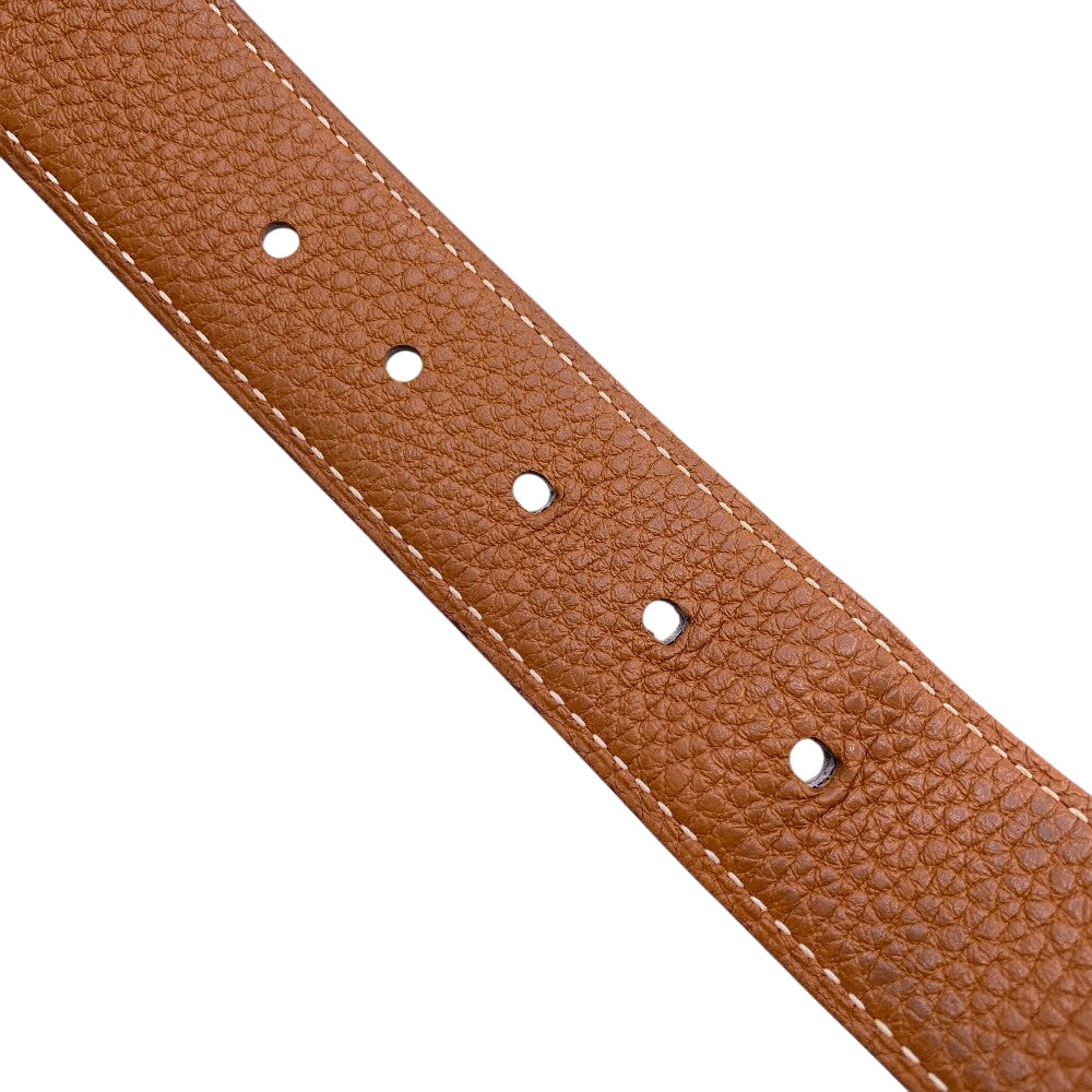 HERMES belt leather black Cape Cod