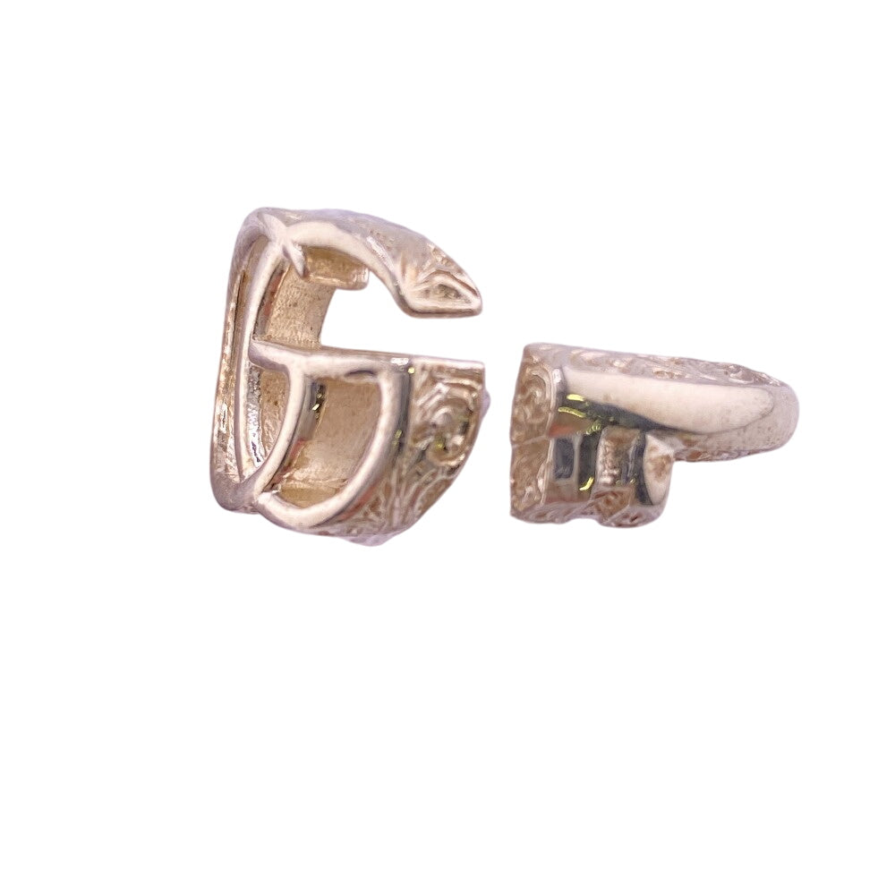 GUCCI Ring Silver925 Silver Double G Key ring