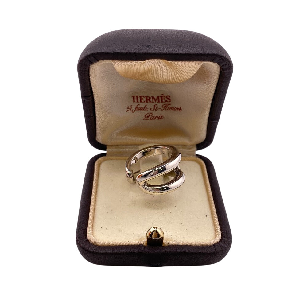 HERMES Ring Silver925 Silver Osmoz #51