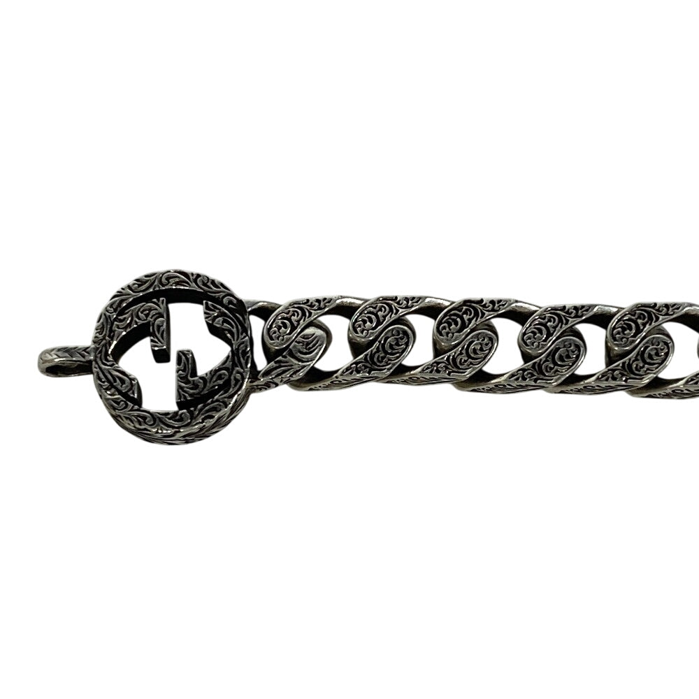 GUCCI bracelet Silver925 Silver Interlocking G Arabesque 20