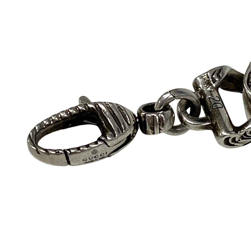 GUCCI bracelet Silver925 Silver Interlocking G Arabesque 20